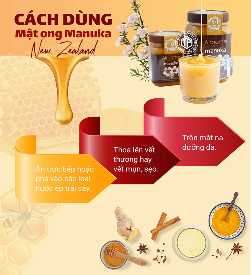 Cách Dùng Mật Ong Manuka New Zealand