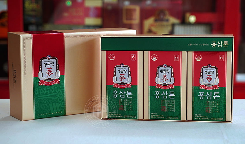 Nước hồng sâm Chính phủ Hàn Quốc cao cấp KGC Plus Mild hộp 30 gói Jung Kwan Jang