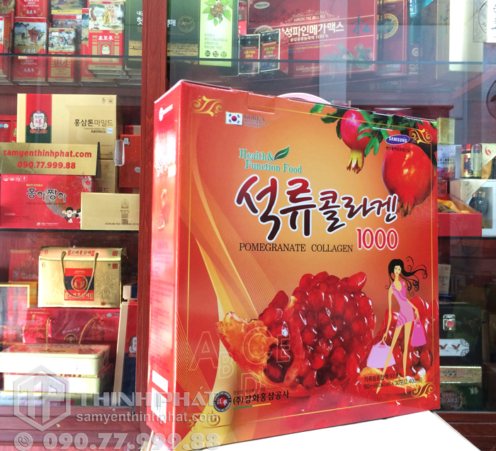 Nước ép lựu collagen Kanghwa Hàn Quốc 30 gói x 80ml