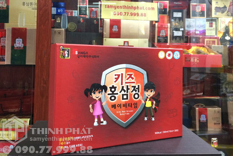 Nước hồng sâm em bé Sanga 30 gói x 10ml Nước hồng sâm em bé Sanga 30 gói x 10ml